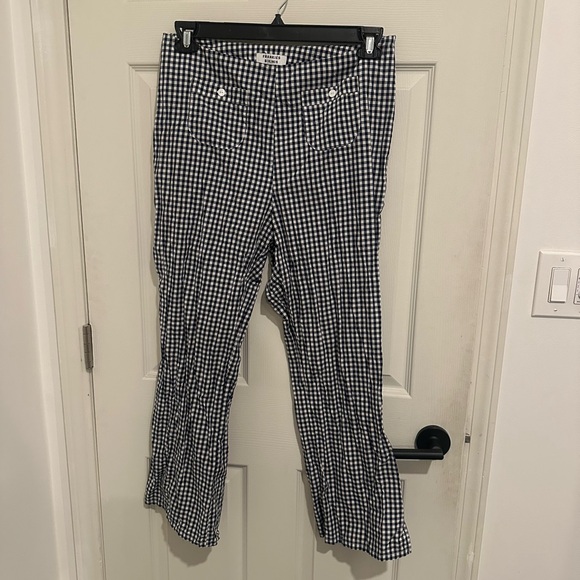 Frankie's Bikinis Parlour Poplin Capri in Seaside Gingham - Picture 4 of 5